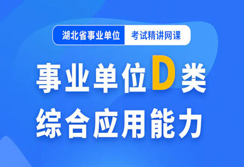 灵鹏教育2025年事业单位D类综合应用能力高能网课