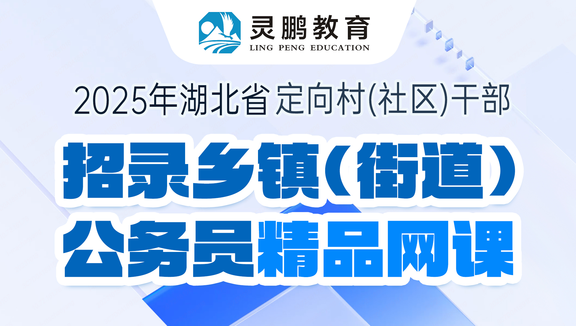 2025年湖北省定向村(社区)干部招录乡镇(街道)公务员精品网课