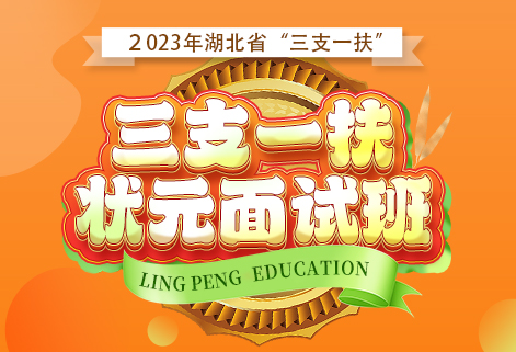 灵鹏教育2023年湖北省三支一扶状元面试班